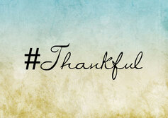Be thankful